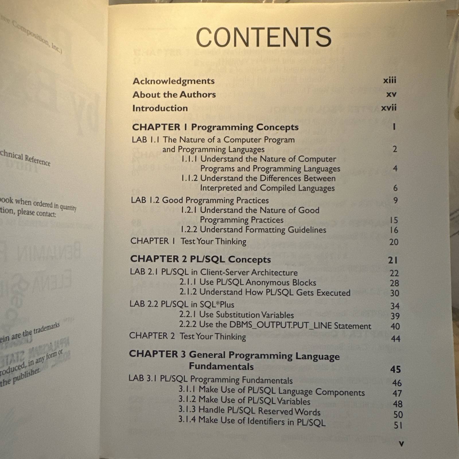 Prentice Hall Professional Oracle Ser.: Oracle PL/SQL by Example by Benjamin…
