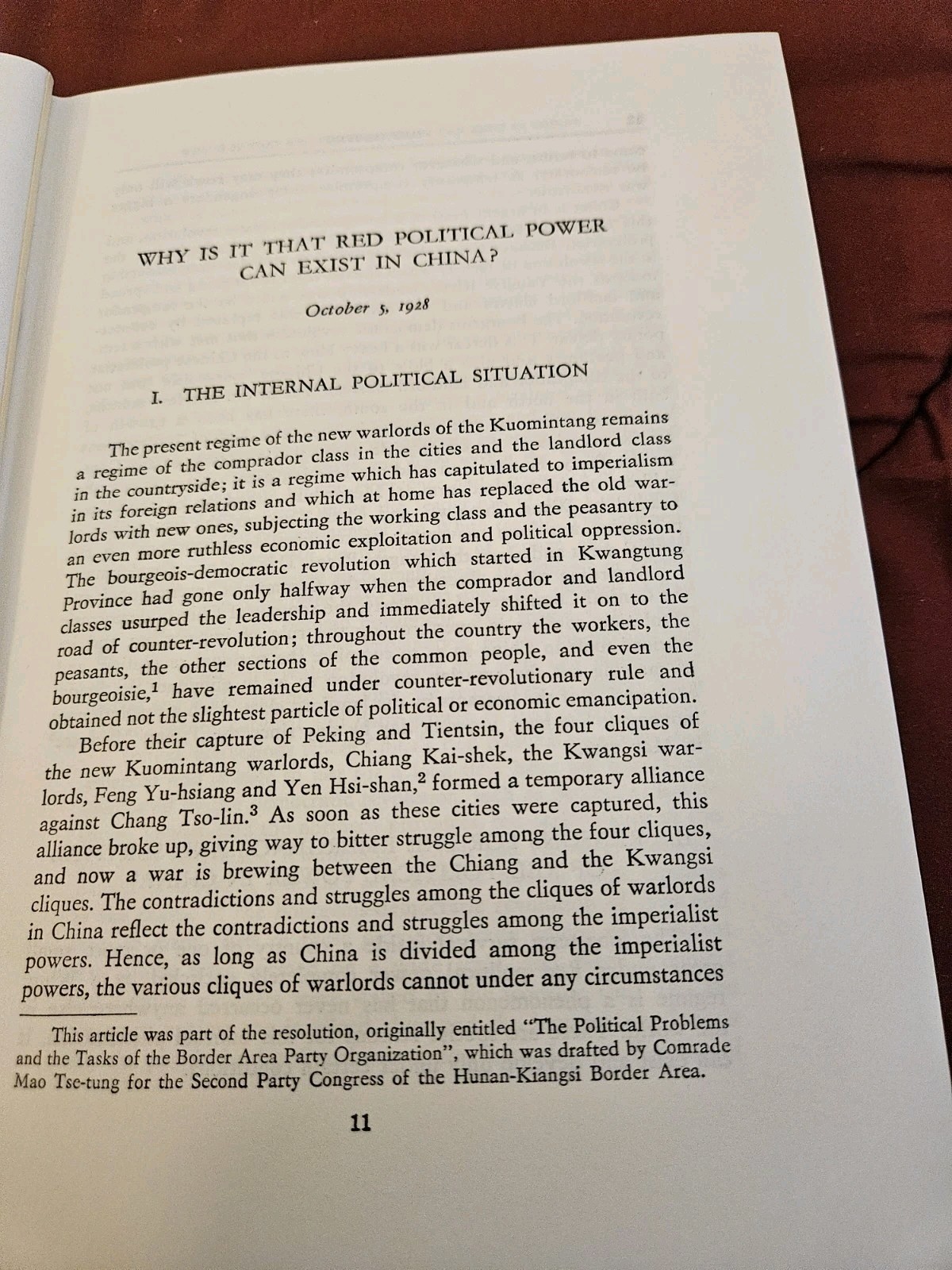 SELECTED MILITARY WRITINGS OF MAO TSE-TUNG in Orig. Slipcase, MINT CONDITION