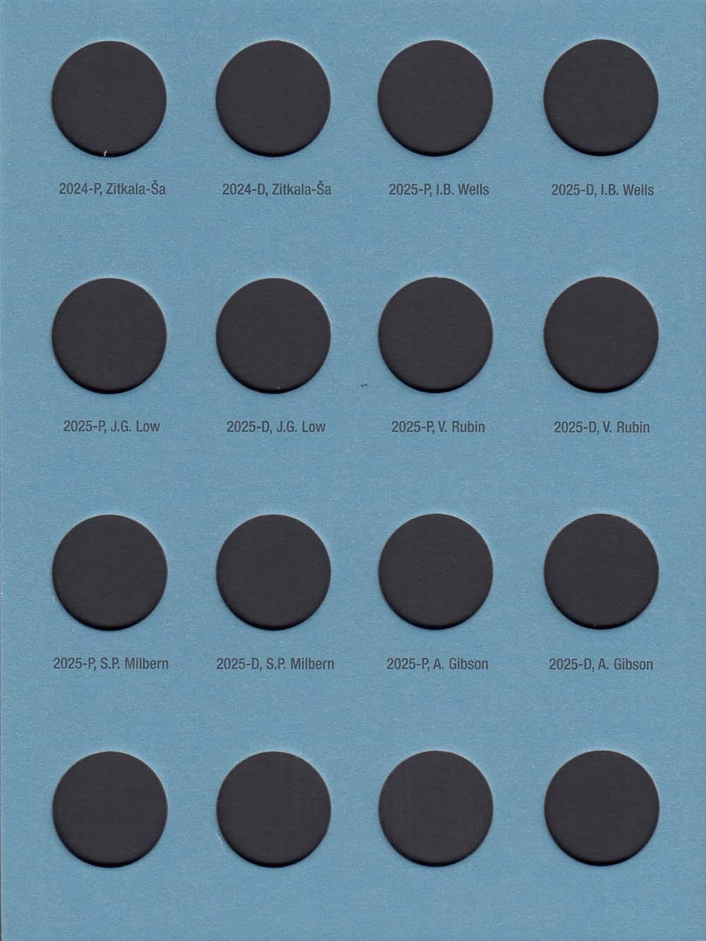 Whitman Coin Folder Crossing the Delaware & American Women Quarters 2021-2025 PD