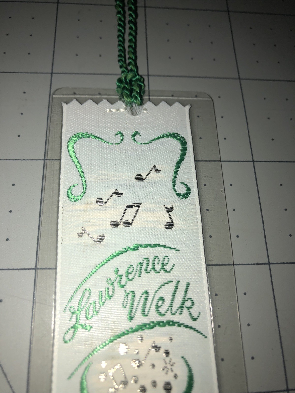 Lawrence Welk Village Weve-A-Gift Lovely Bookmark Vintage Hatfield PA Polyester