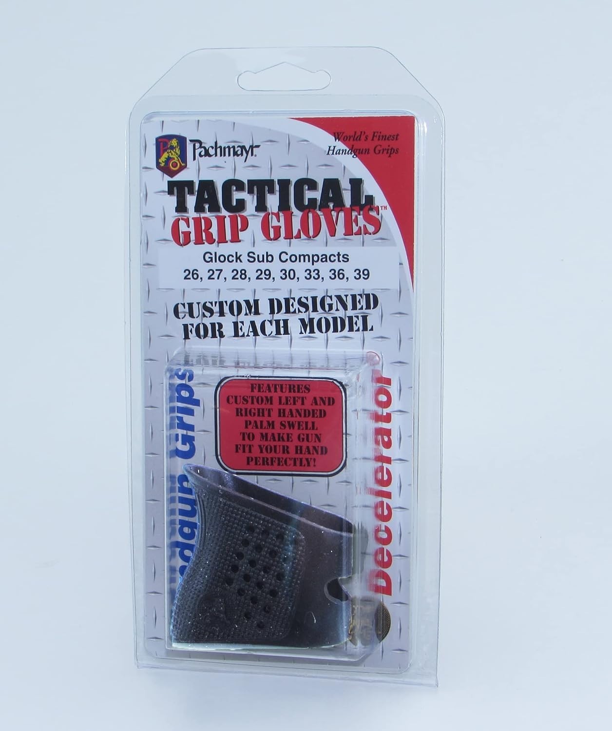 Slip-On Tactical Grip Gloves for Glock 26-39 – Recoil Absorption and Durability