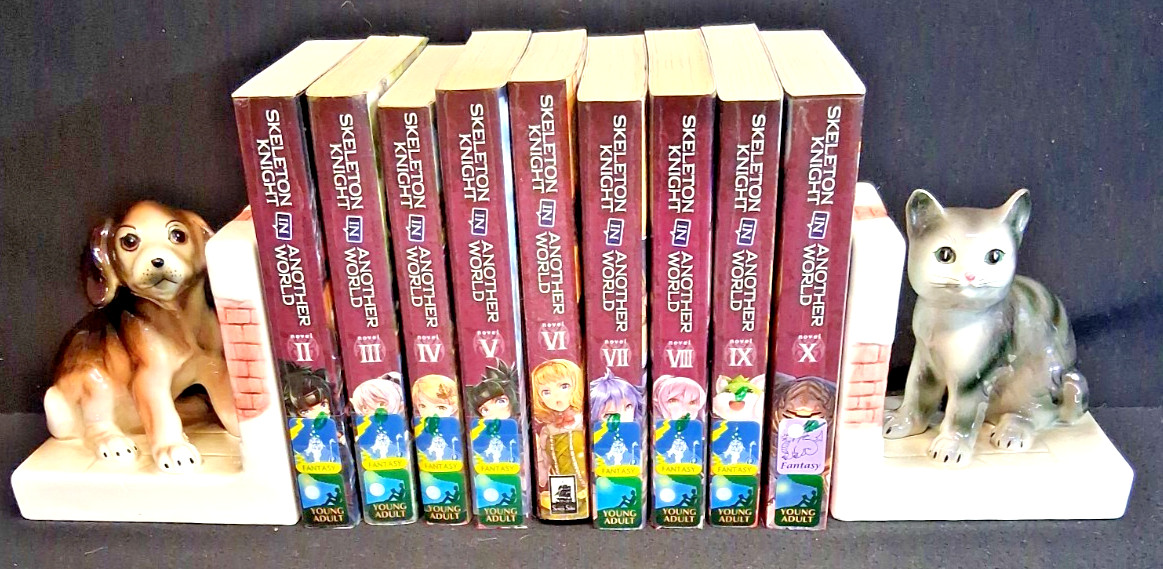 Skeleton Knight in Another World Light Novels Volumes 2-10~English~Ex-Lib~MAPL