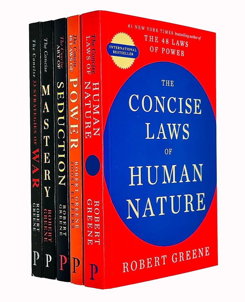 The Concise Series By Robert Greene 5 Books Set (The Concise Laws of Human Natur