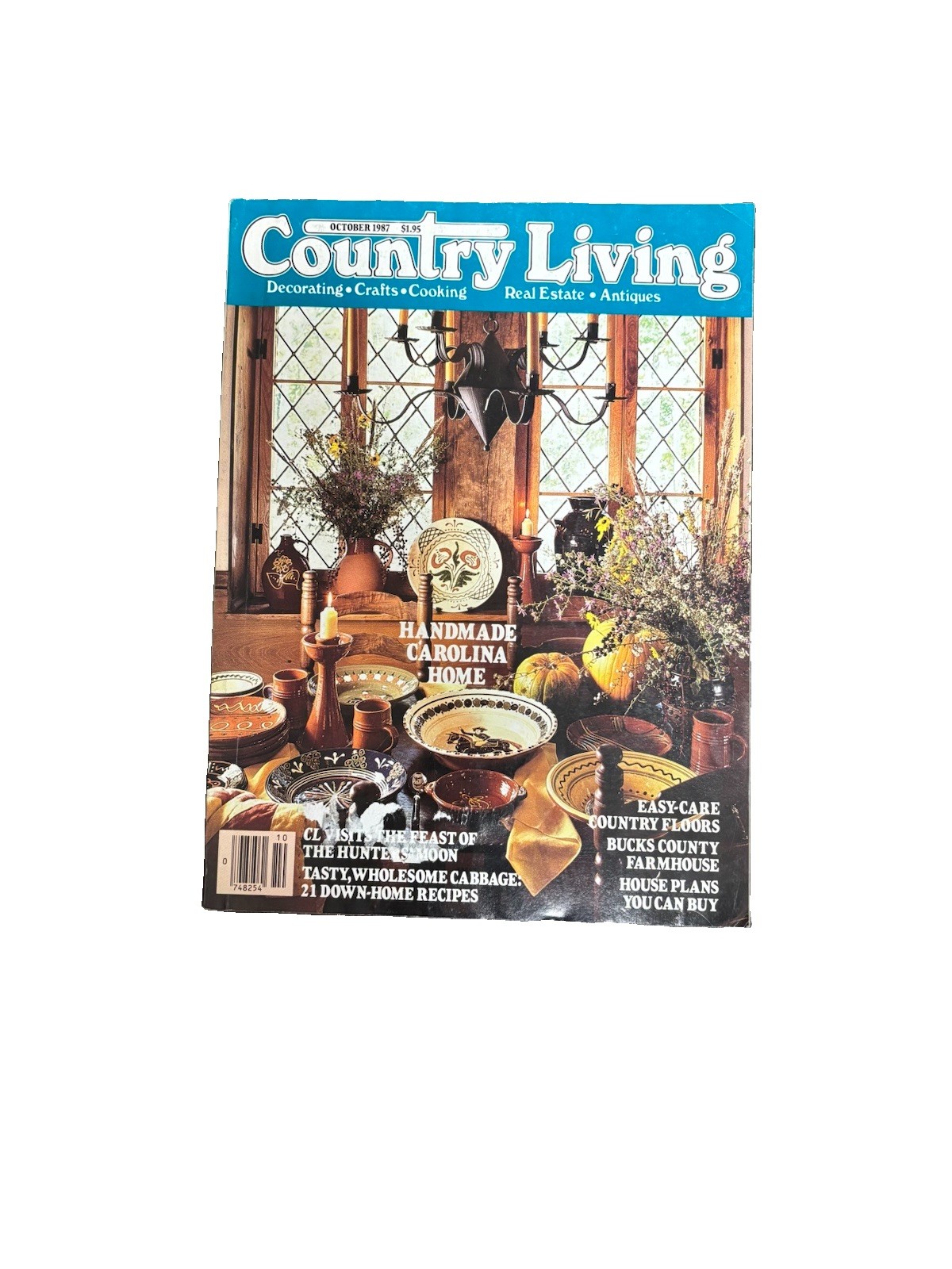 Country Living Illustrated Magazine Lot of 4: May/Jun/Jul/Mar/Oct 1987 Topics