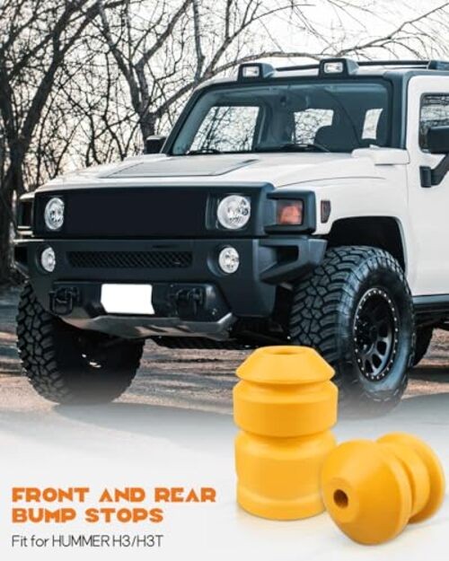 2 Pair Front and Rear Bump Stops Fit for Hummer H3 2006 2007 2008 2009 2010,