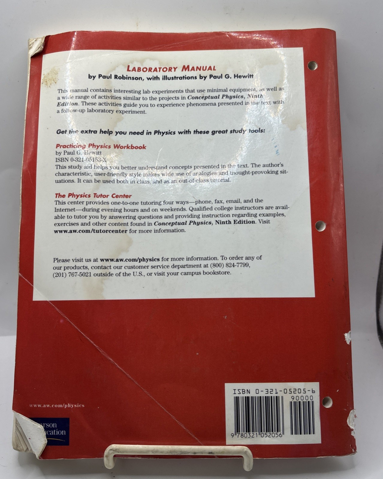 Laboratory Manual: Conceptual Physics by Paul G Hewitt: Used