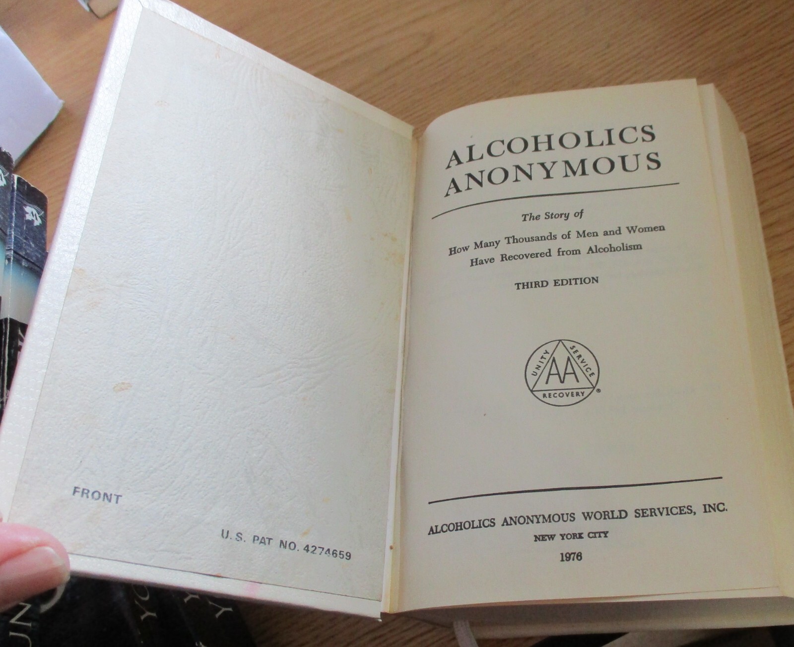 Alcoholics Anonymous: The Big Book – softcover – Now hardcover with slip on dj