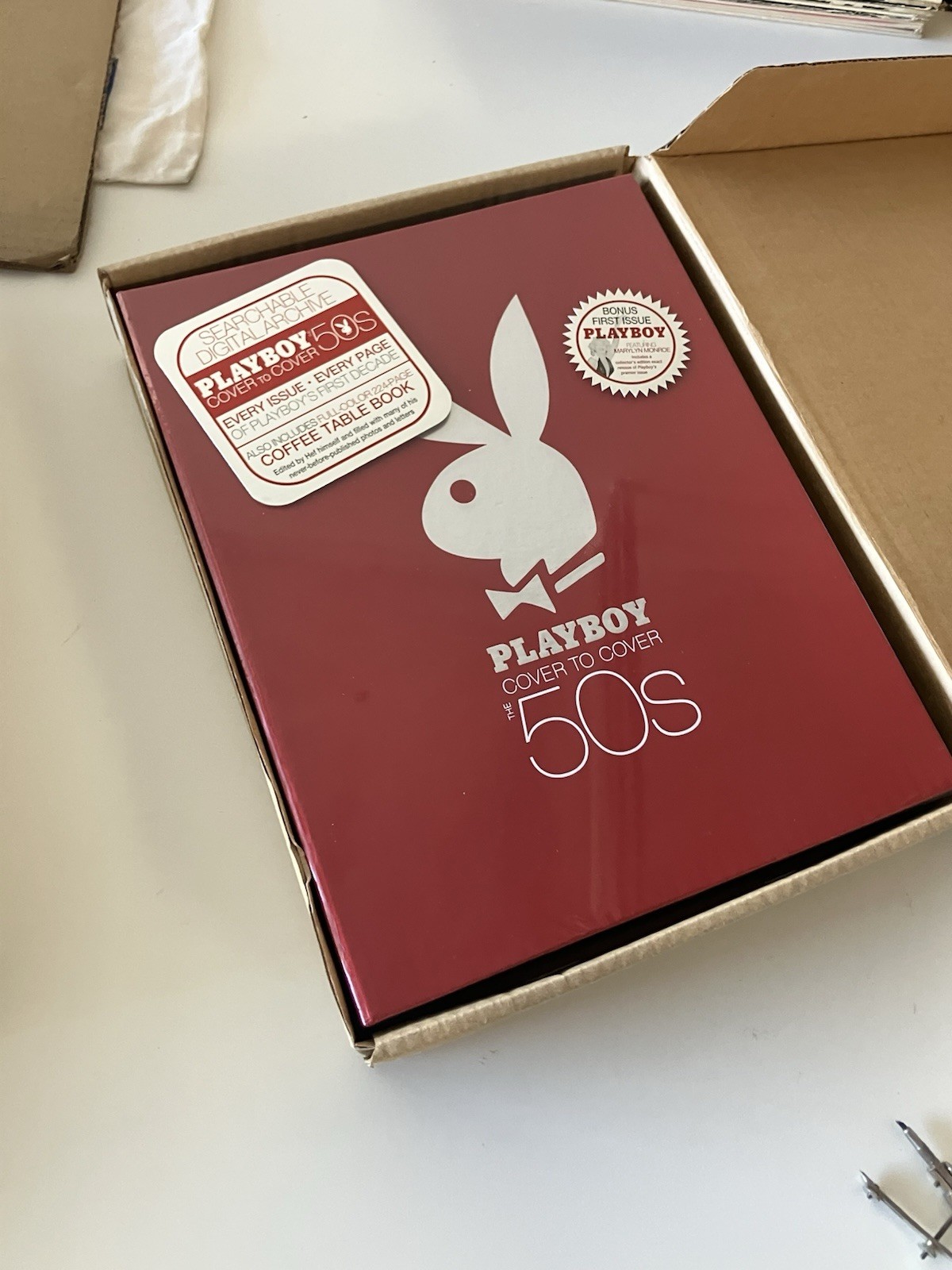 Playboy Cover to Cover the 50’s Book Magazine & Digital Archive NEW SEALED
