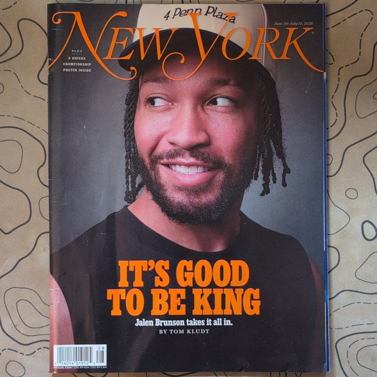 New York Magazine, 2026 Jun/Jul Issue 28 Jalen Brunson Illustrated Cover