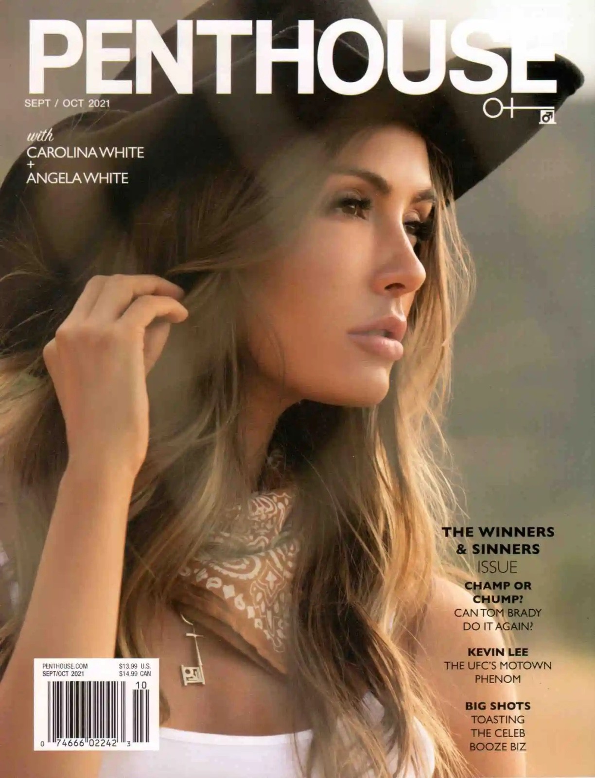 Penthouse Magazine Angela White Carolina White September October 2021
