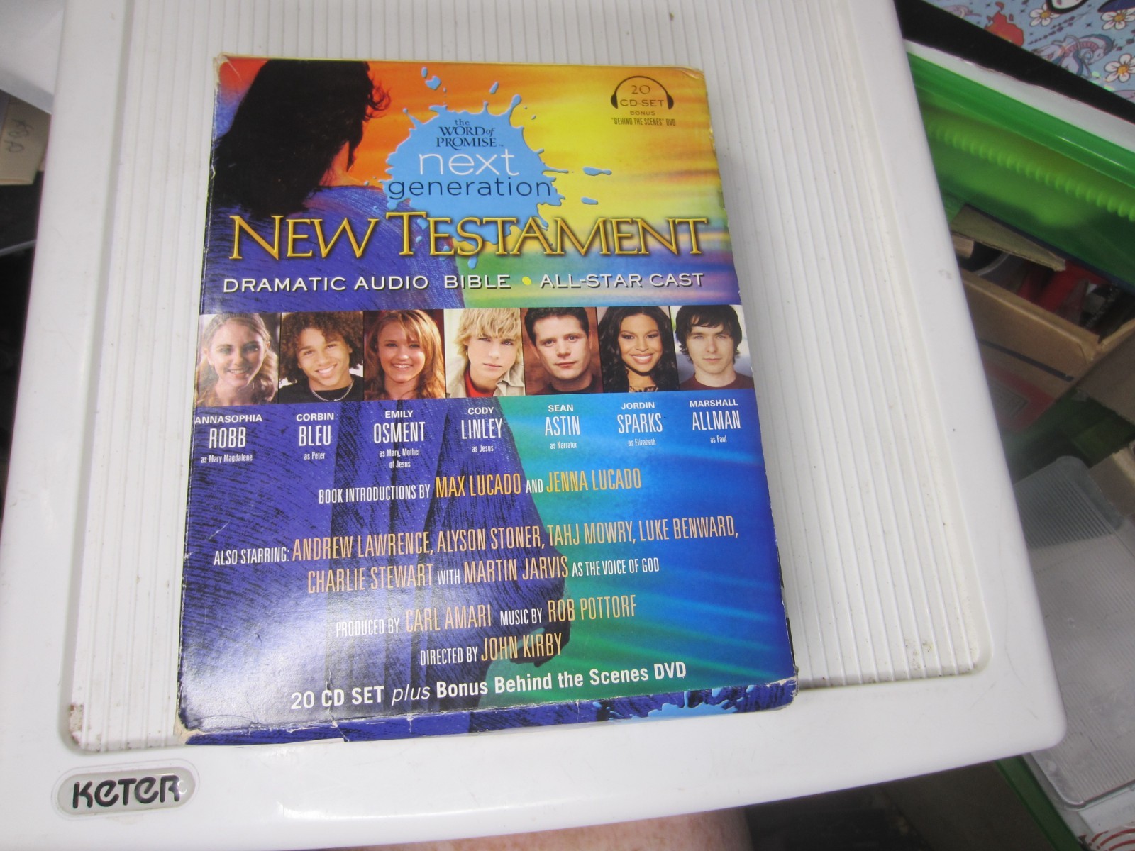 NKJV Word of Promise New Testament Next Generation 20CD + Bonus DVD Behind Scene