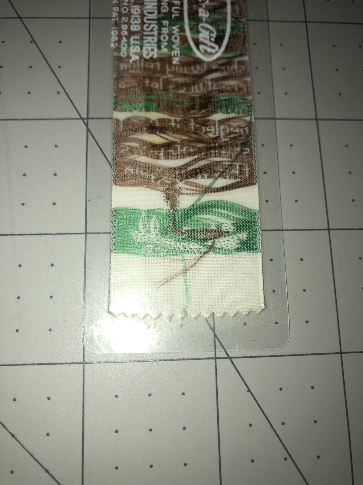 Weve-A-Gift Lovely Bookmark .. “shall not pass this way again” VINTAGE Polyester