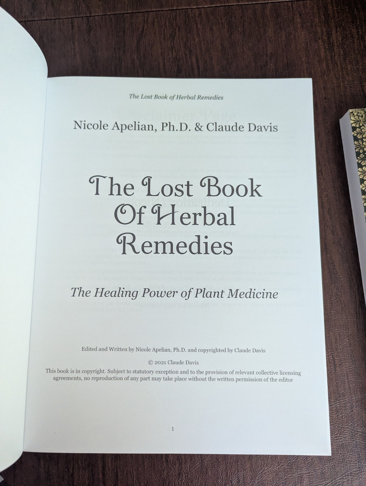 3 BOOKS: Lost Book Of Herbal Remedies/Lost Superfoods/Lost Ways II, Claude Davis