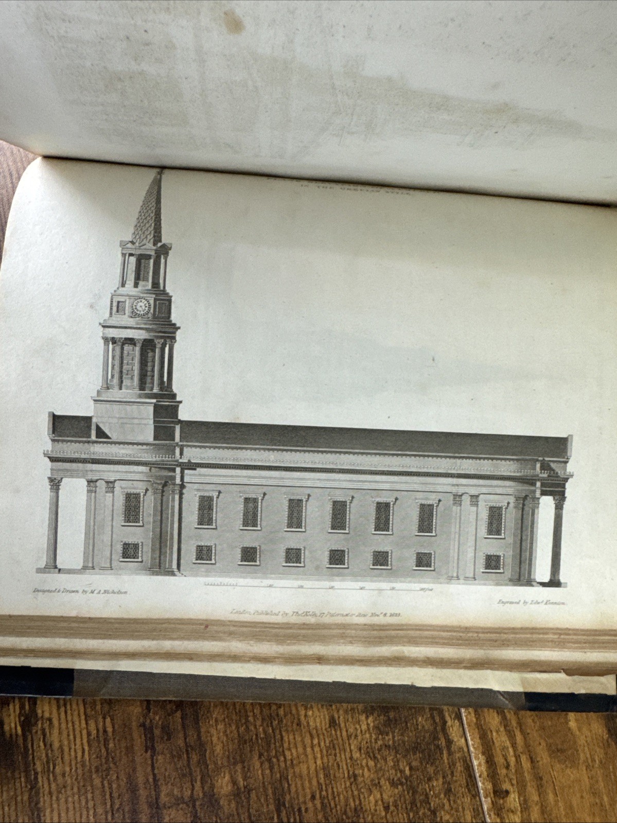 1823 THE NEW PRACTICAL BUILDER & WORKMANS COMPANION~P. NICHOLSON~TEXT & PLATES