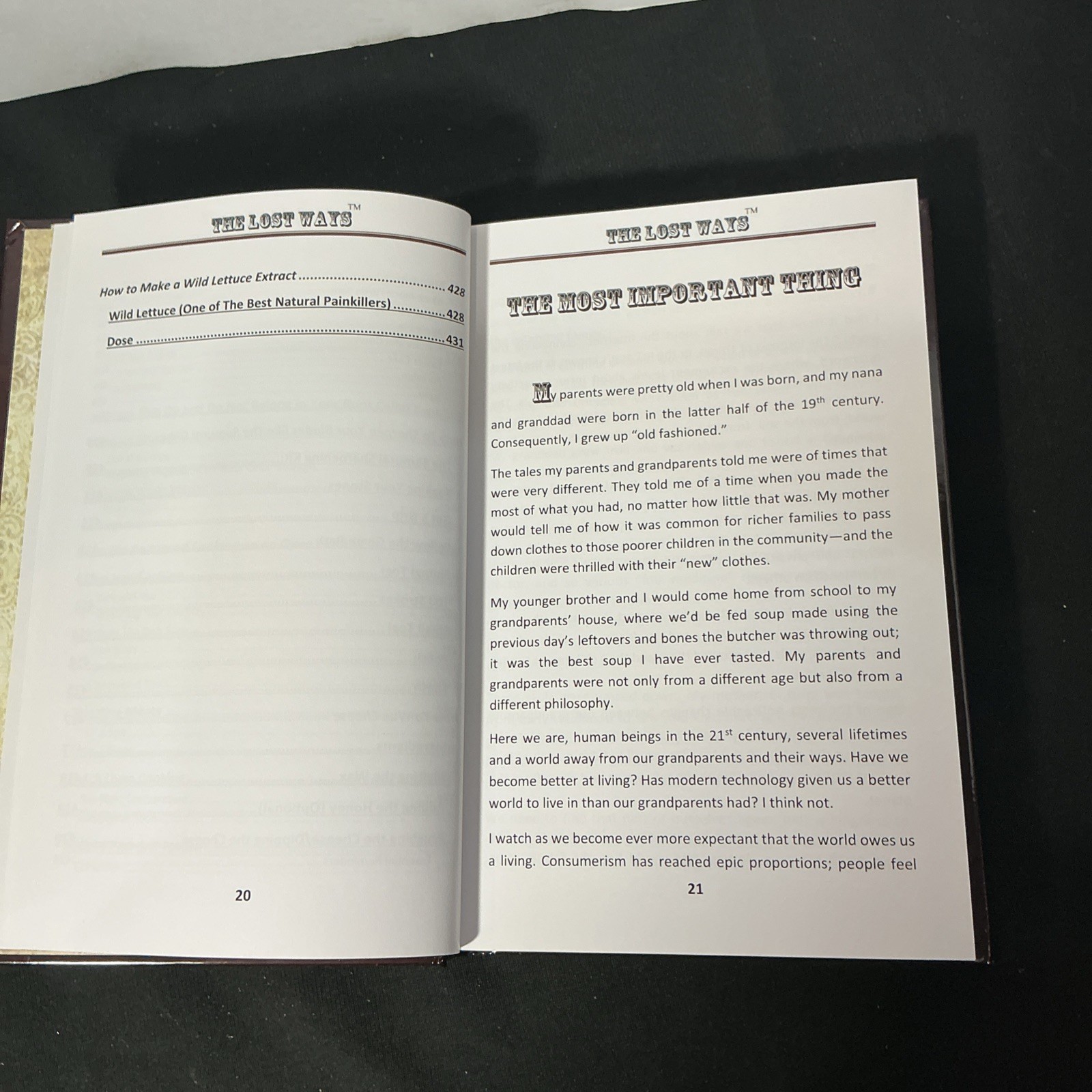 The Lost Ways (HardCover special edition)