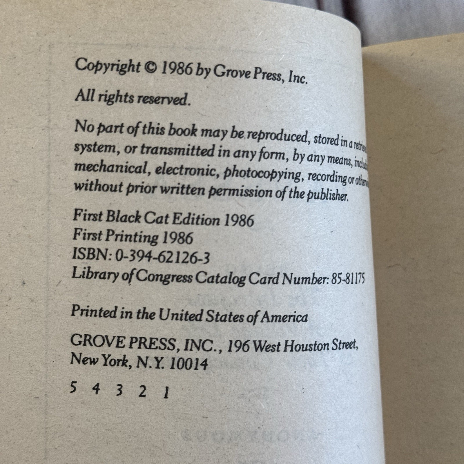 Vanessa Anonymous Vintage Erotic Novel Grove Press Black Cat 1986 Victorian