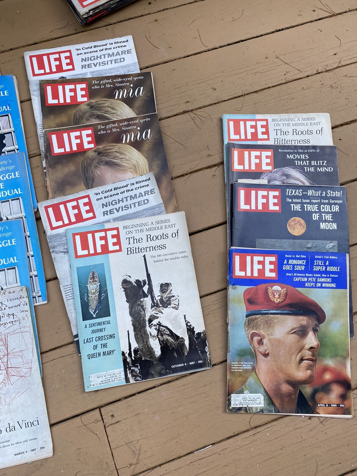 VTG LIFE Magazine:  Random Lot of 10 Magazines from 60s – early 1970s Sale!
