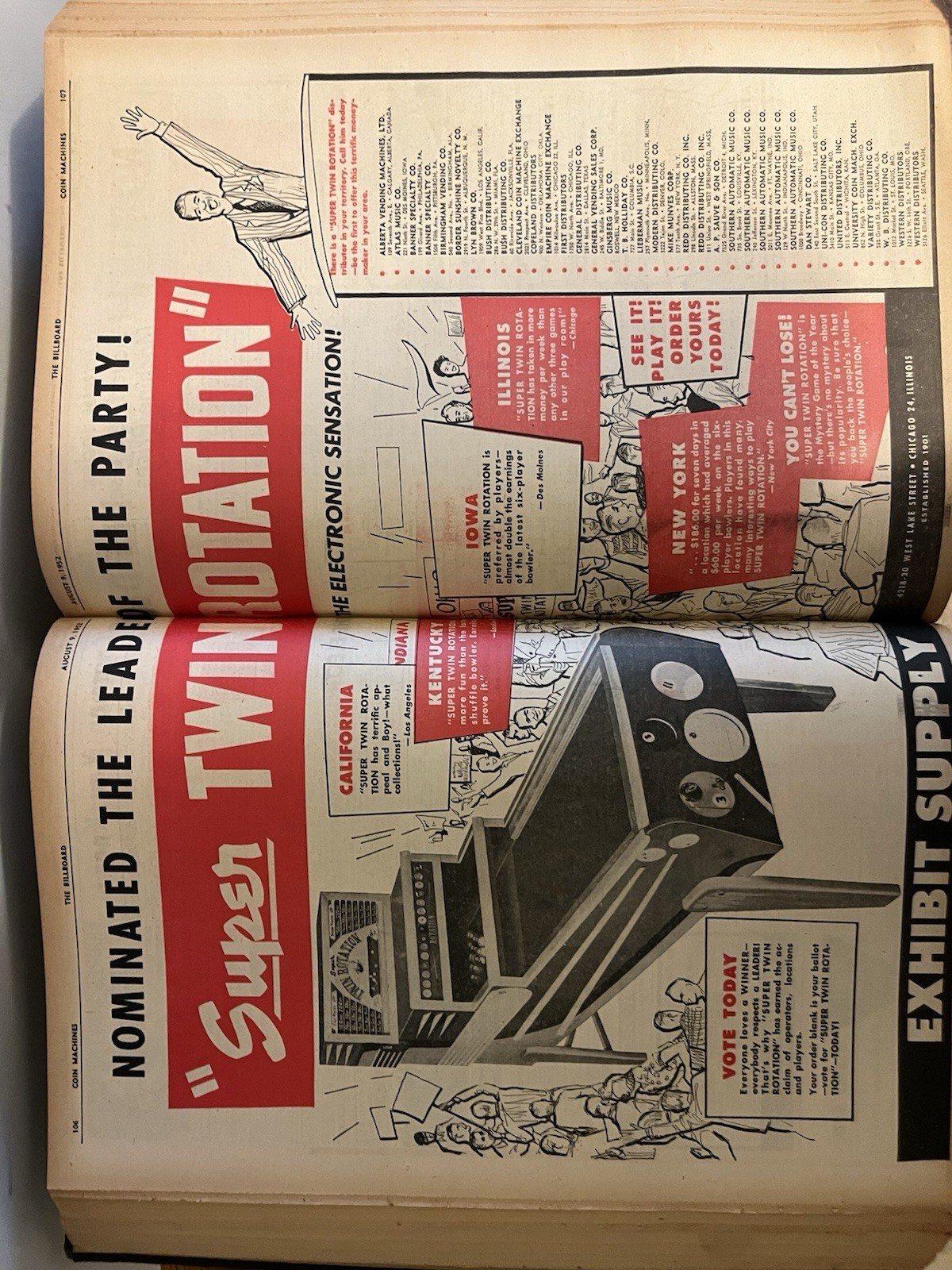 Bound Jul-Sep 1952 The Billboard Magazine
