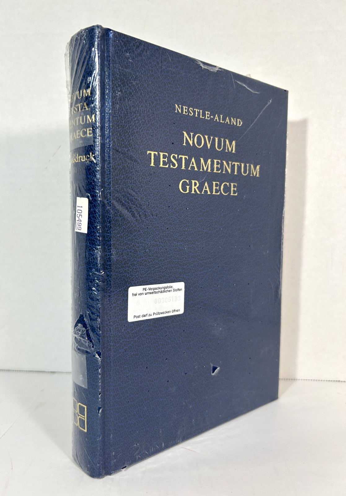 Nestle-Aland Novum Testamentum Graece 1993 Hardcover 27th Revised Edition