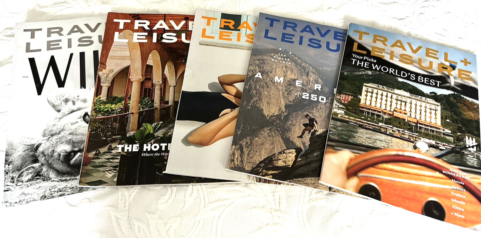Travel + Leisure Magazine Lot Of 5 Feb to Jul 2026 Issues For Travel Enthusiasts