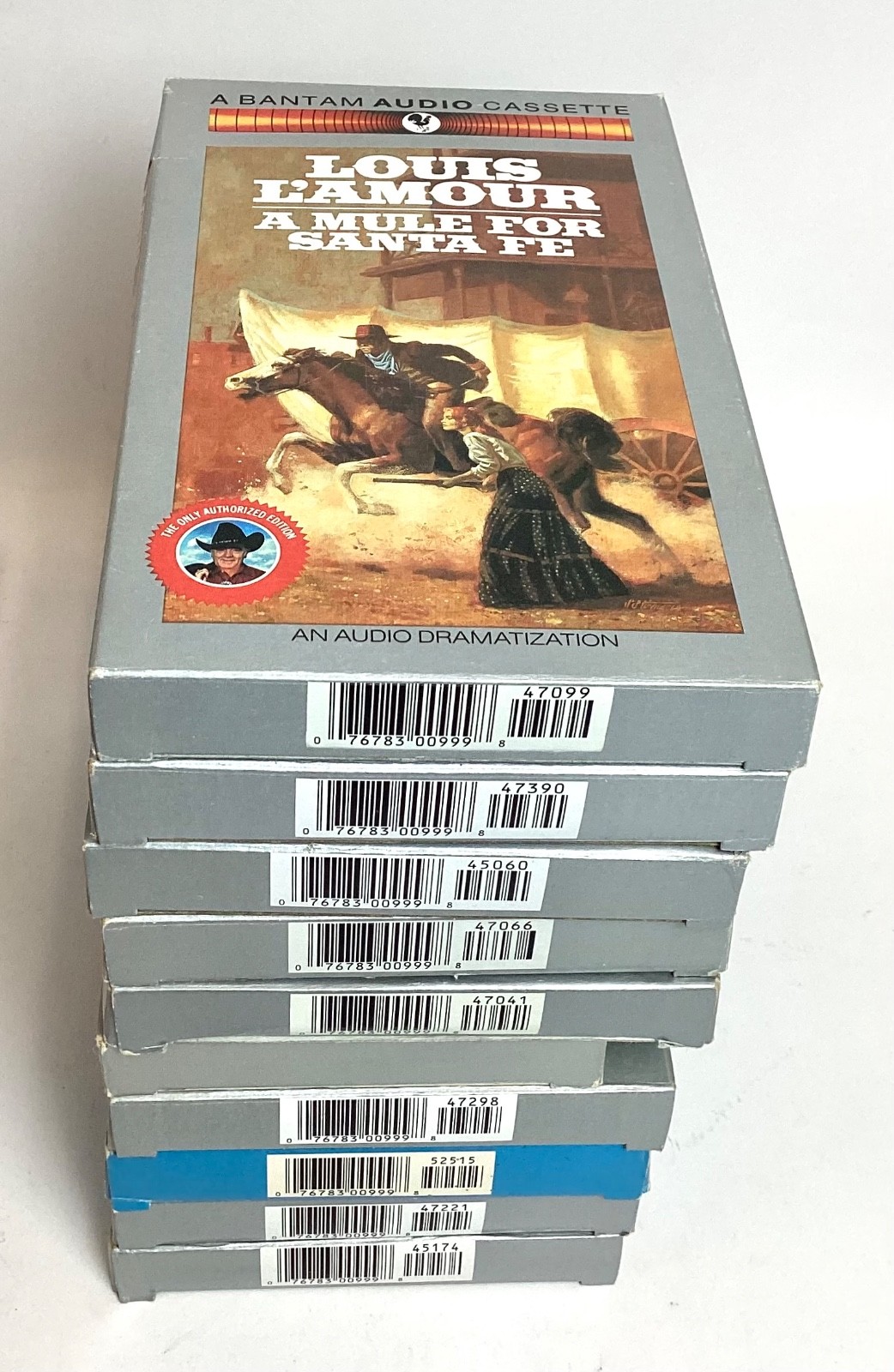 Lot of 10 IN BOX Assorted LOUIS L’AMOUR Audio Book Cassette’s (2)