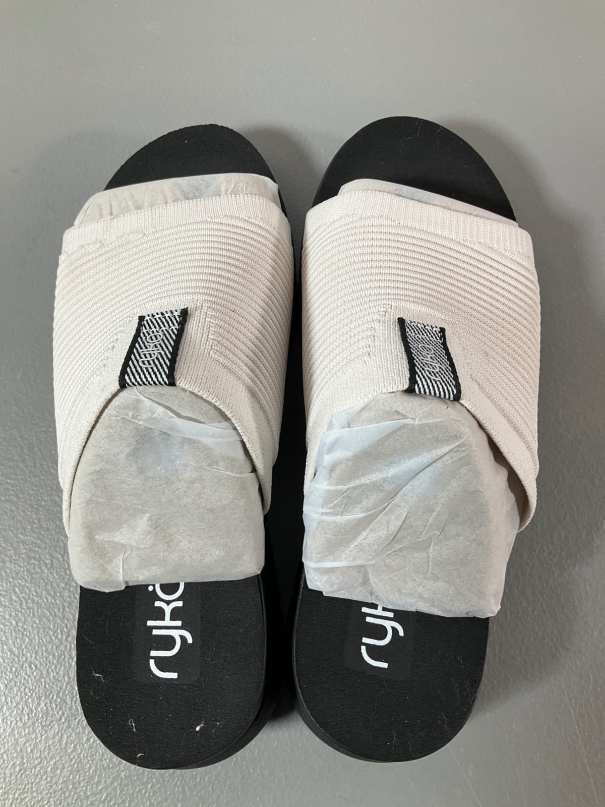 Ryka 7 Women’s Sporty Slide Sandals – Comfort Fit, Lightweight, Slip-On, Soft Cu