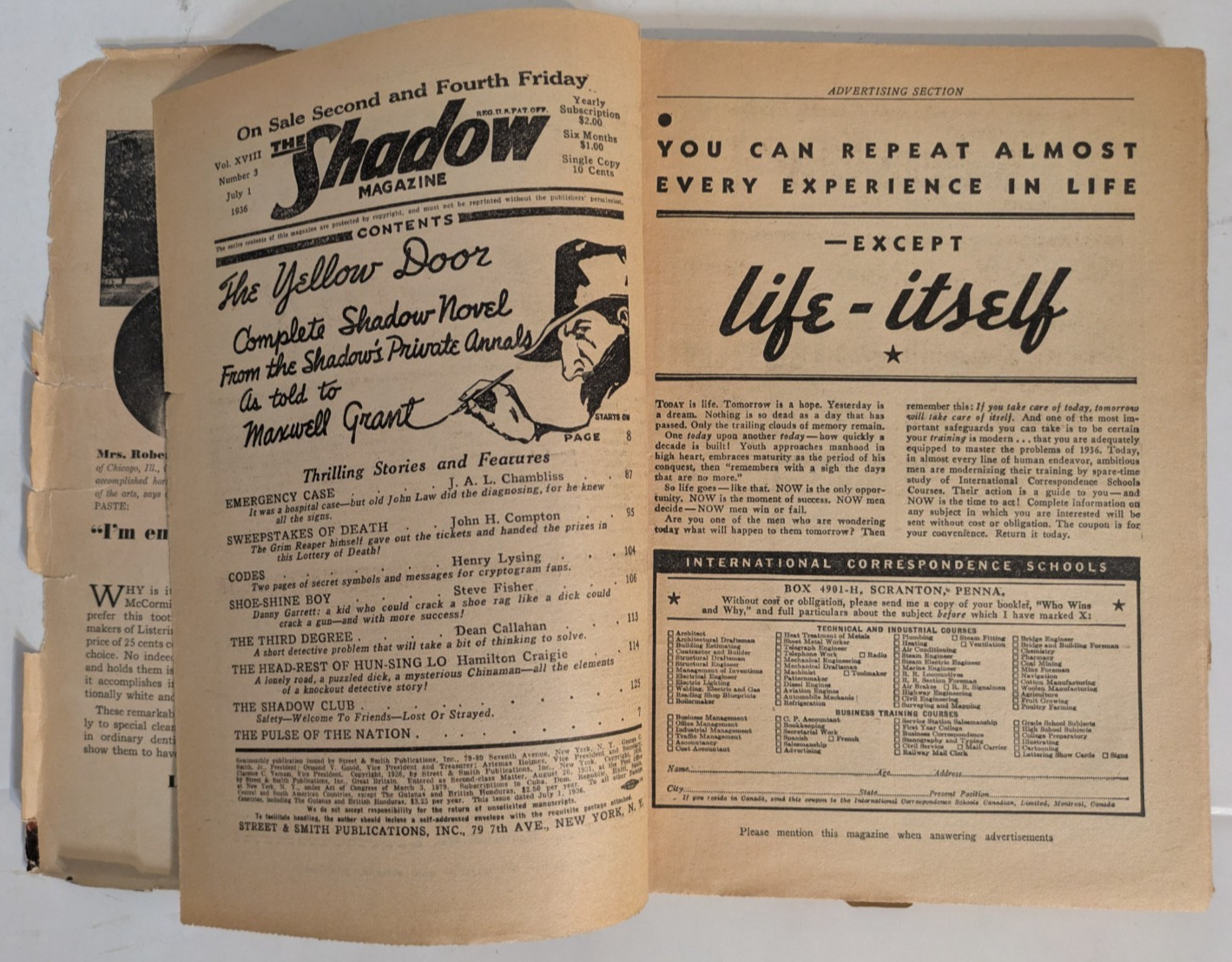 *The Shadow Pulp Magazine | Jul 1, 1936