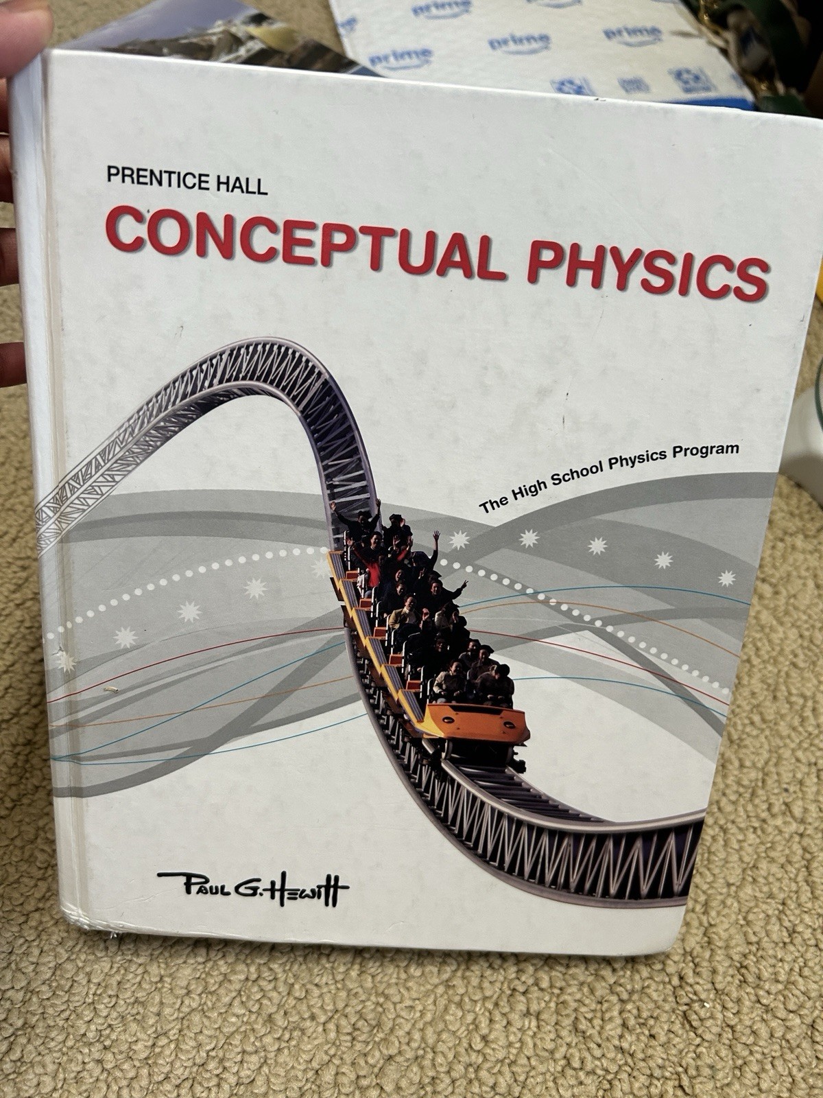 Prentice hall Conceptual physics High School Physics program Text Book Pearson