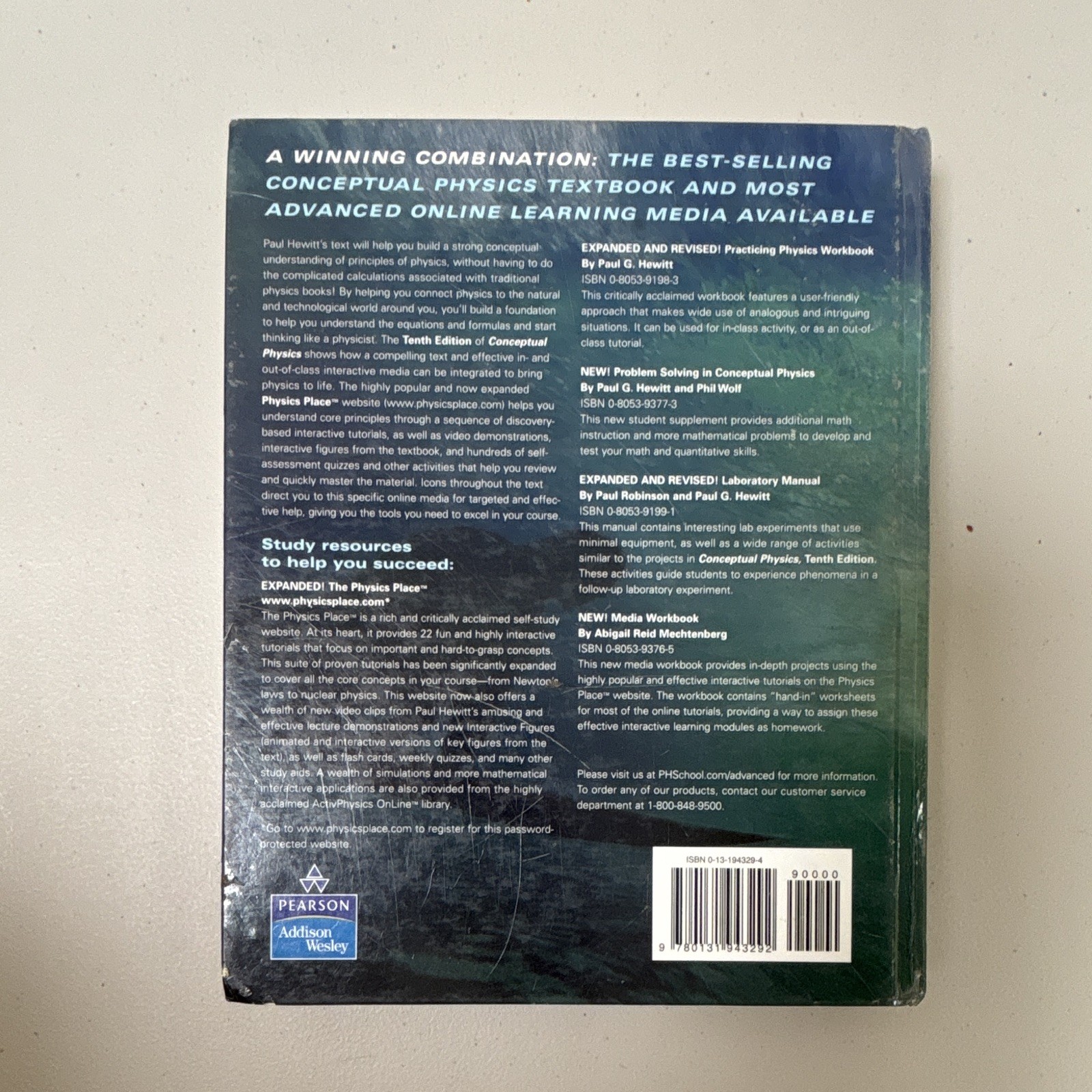 Pearson Conceptual Physics 10th Revised HC Textbook Paul G. Hewitt (2006)