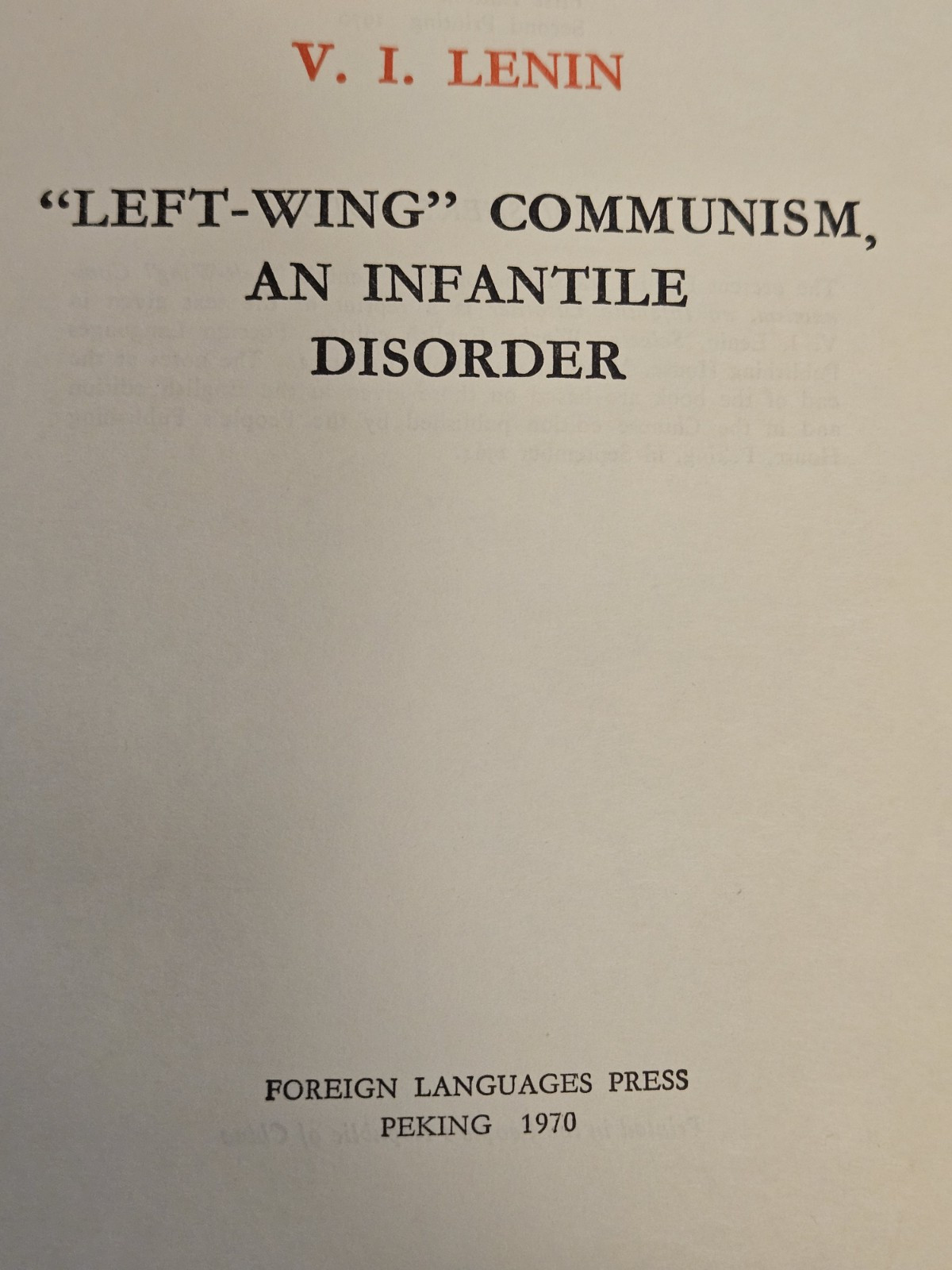 Seven “Communist Classics” by Marx, Engles, Lenin, Stalin, Mao. Only $9.88/book.