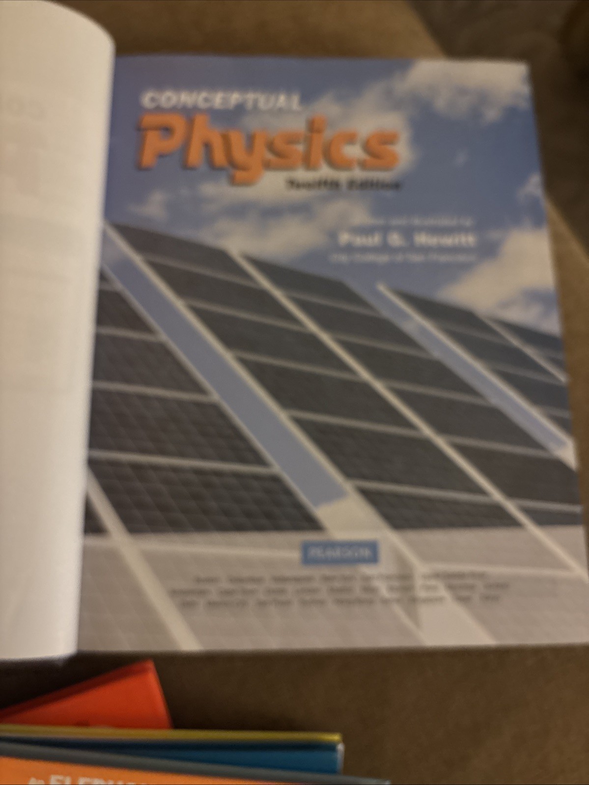 CONCEPTUAL PHYSICS 12th Twelfth Edition Hardcover by Paul G. Hewitt