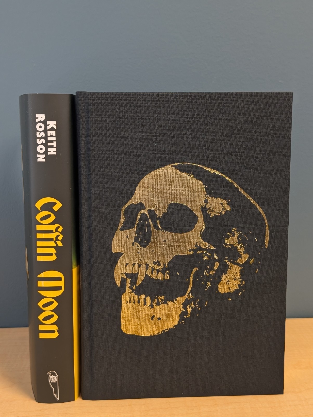 🧛Keith Rosson COFFIN MOON Deluxe SIGNED & NUMBERED Black Crow Books Gilded Edge