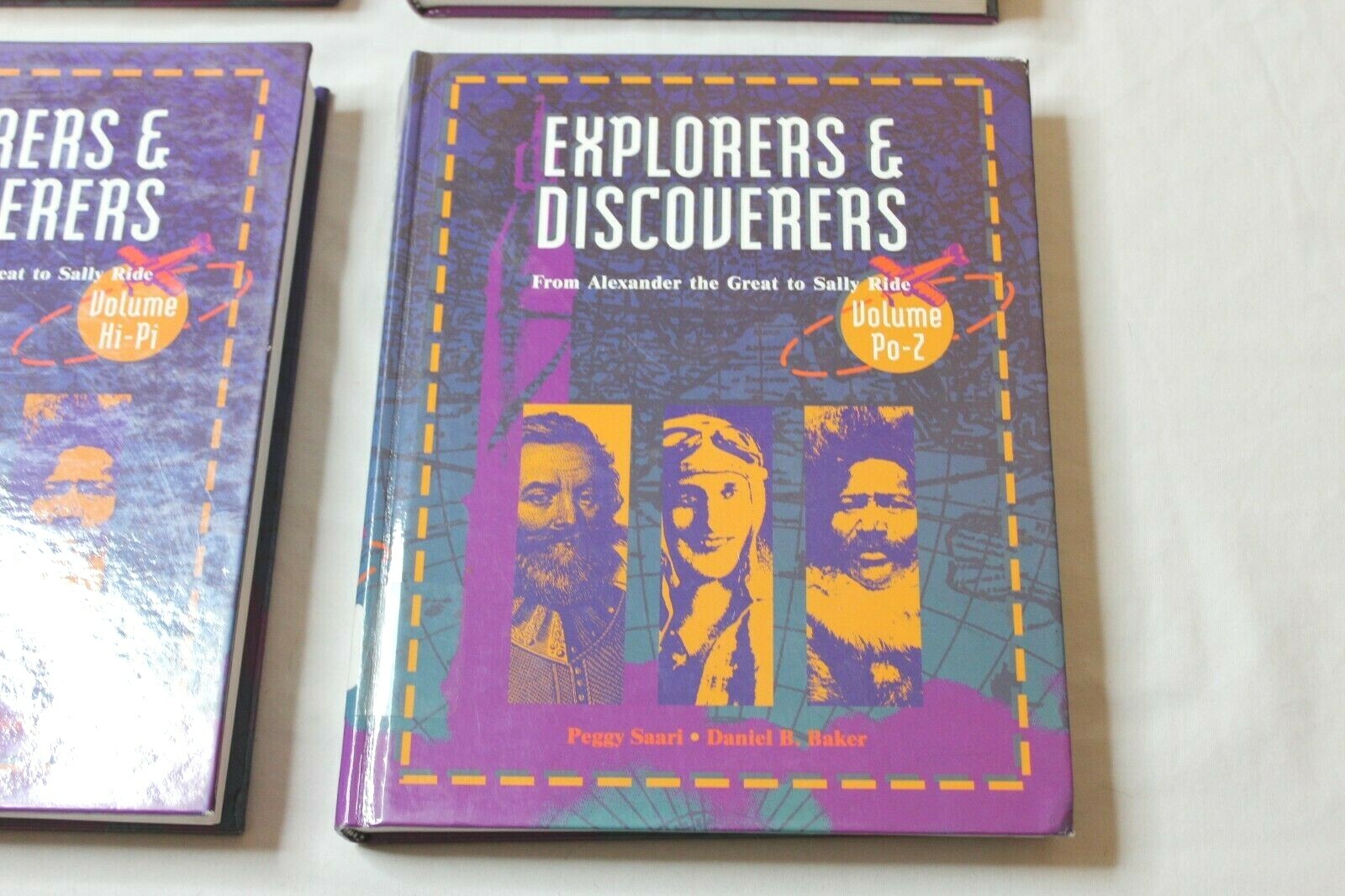 Explorers & Discoverers 4 Volume History Encyclopedia Reference Book Set