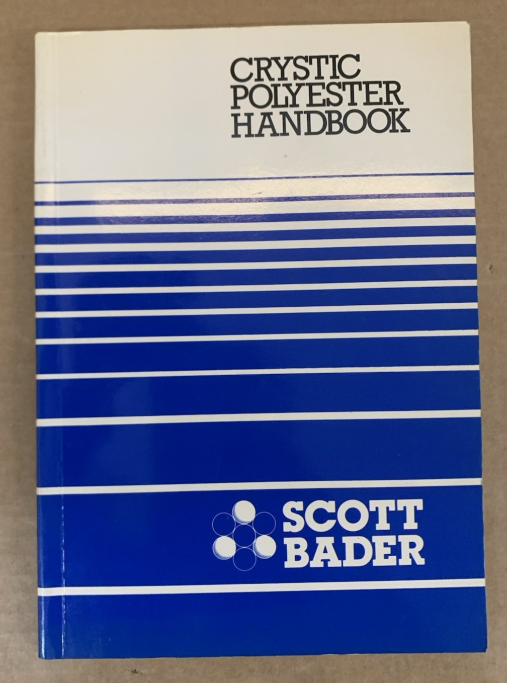 Crystic Polyester Handbook – Scott Bader – Paperback – 1986
