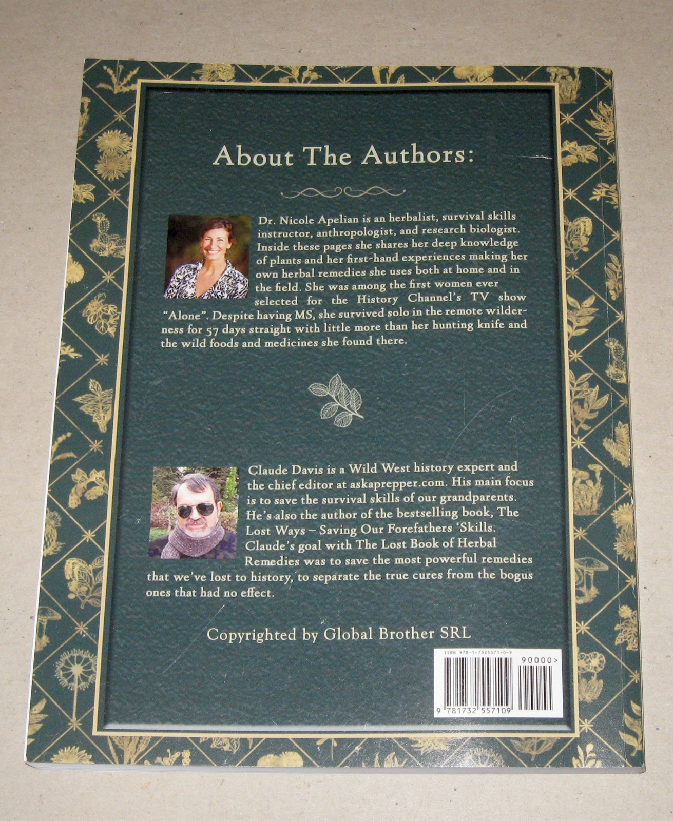 Lost Book of Herbal Remedies – Nicole Apelian, Ph.D. & Claude Davis (2019, PB)