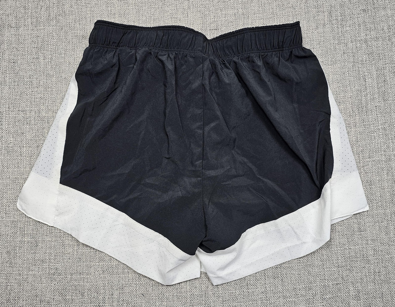 Nike Dri-Fit Shorts Womens Small Black Gray Training Running Just Do It