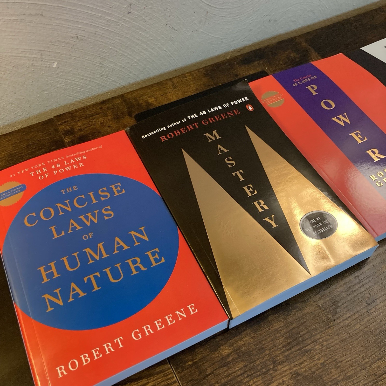 Robert Greene 5 Book Set Laws of Power Seduction Mastery Greene Collection Books