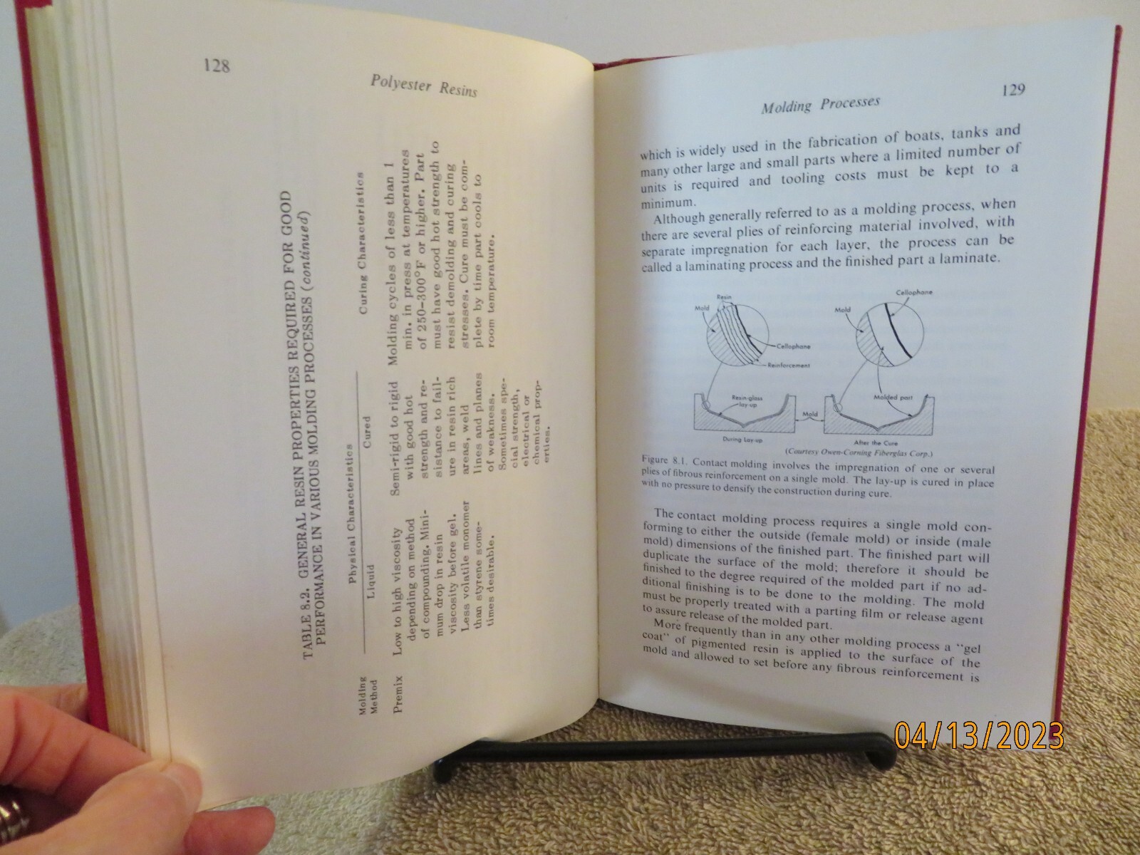 Polyester Resins HC 1962 John Lawrence Reinhold Plastics Applications Series