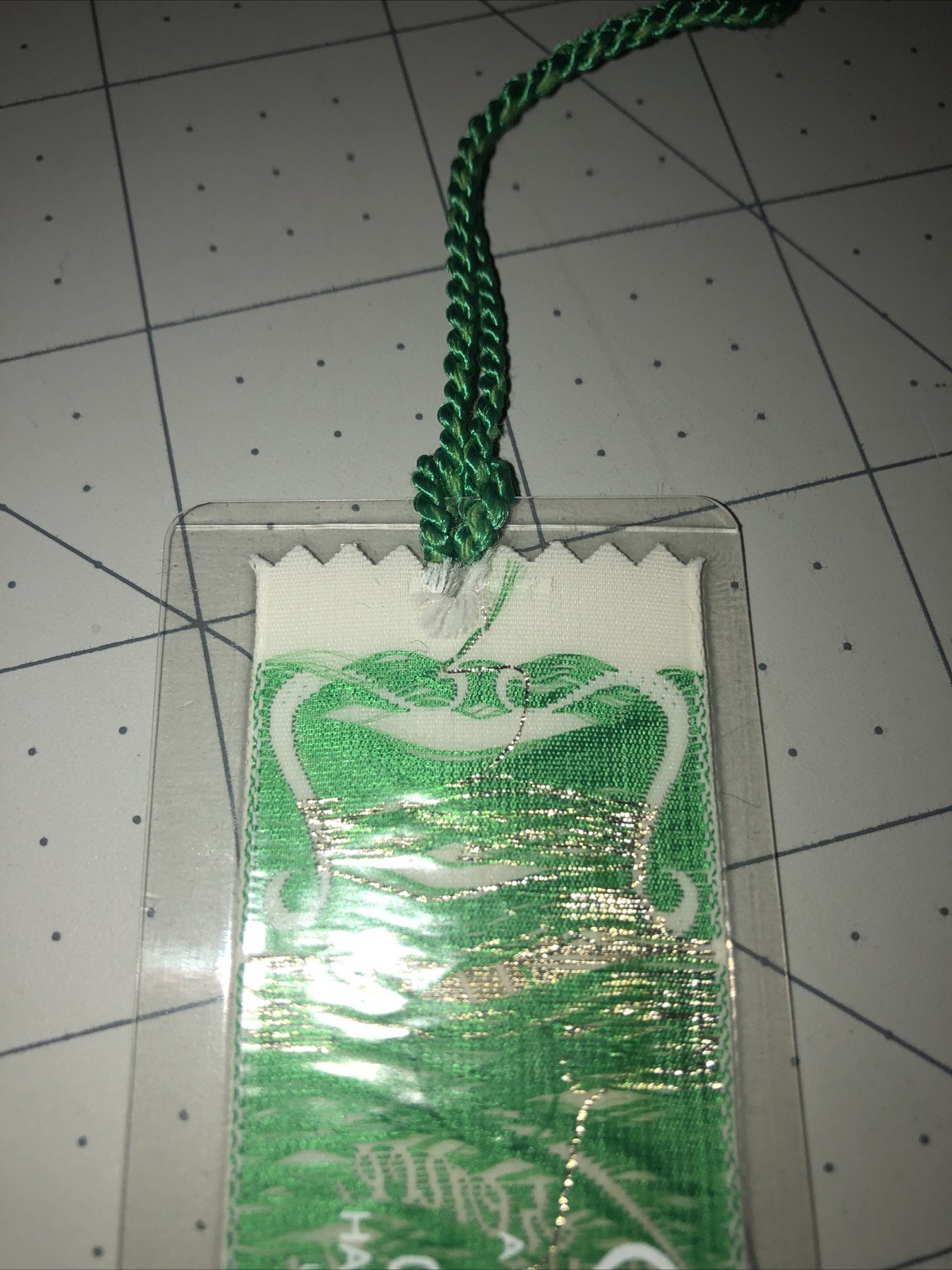 Lawrence Welk Village Weve-A-Gift Lovely Bookmark Vintage Hatfield PA Polyester
