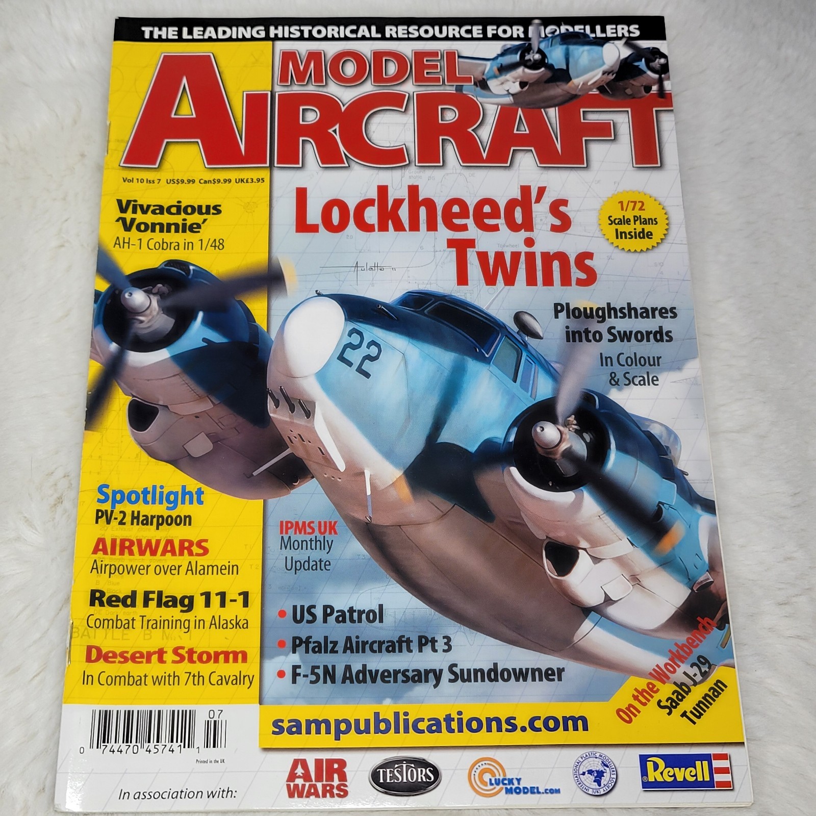 Model Aircraft Monthly Vol 10 #7 Jul 2011 Model Hobbyist Magazine Pre-Owned VG