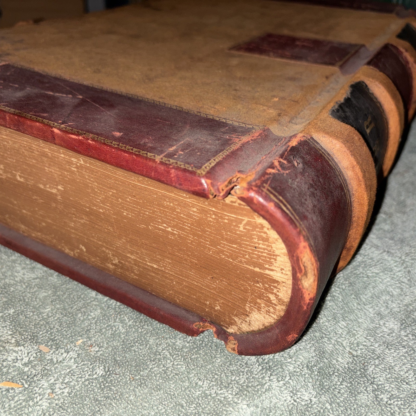 Huge Antique 1905 Ledger (Howard R. Rohn of Garfield, Berks Co. PA)