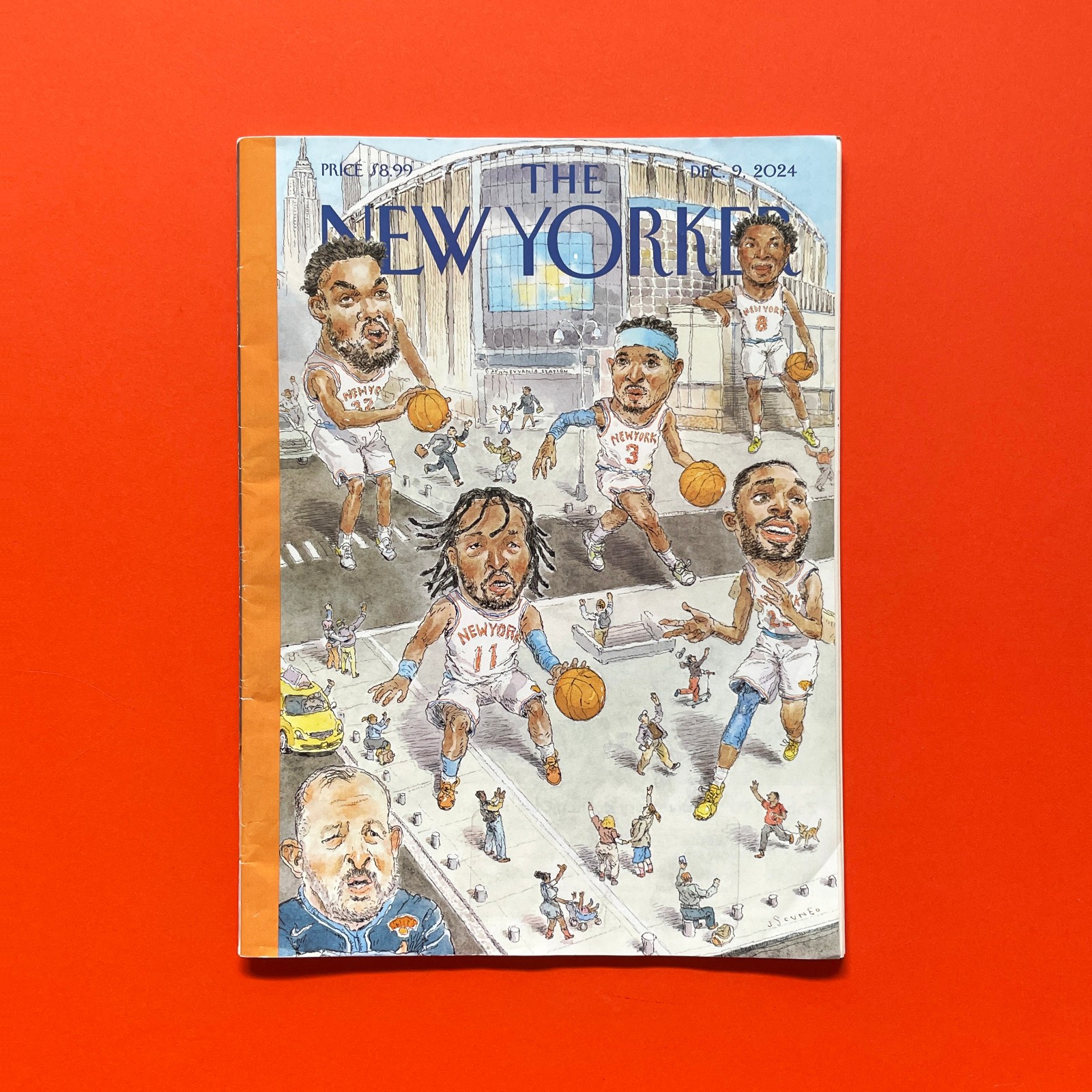 New Yorker Magazine Dec 9 2024 • Knicks • Madison Square Garden • No Label Cover