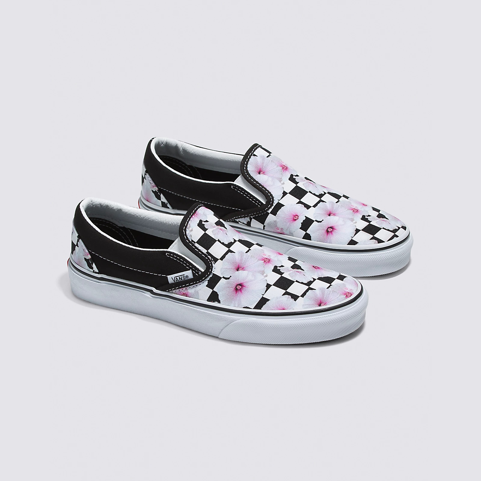 Vans Hibiscus Check Classic Slip-On Shoe Black VN0A5JLXBM8