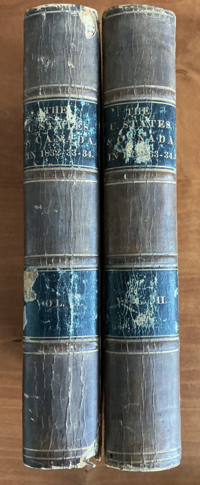 United States and Canada in 1832 1833 and 1834 Arfwedson 1834 Bentley V I & II