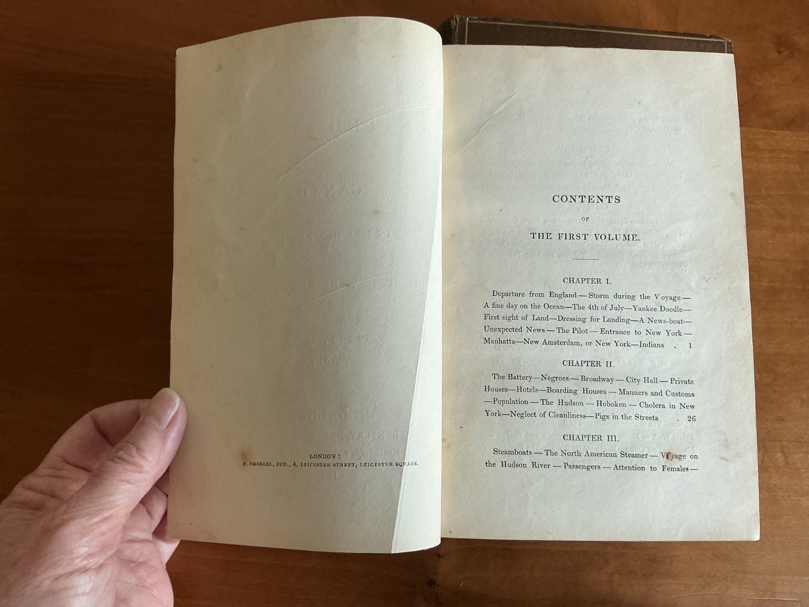 United States and Canada in 1832 1833 and 1834 Arfwedson 1834 Bentley V I & II