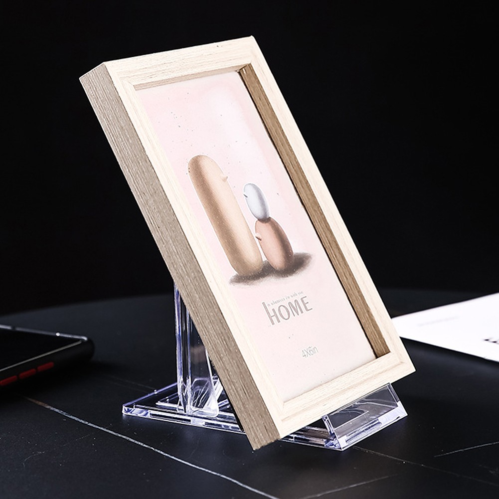 2-20PCS Clear Acrylic Stand Easel for Sports Trading Cards,Photos,Plates,Phones