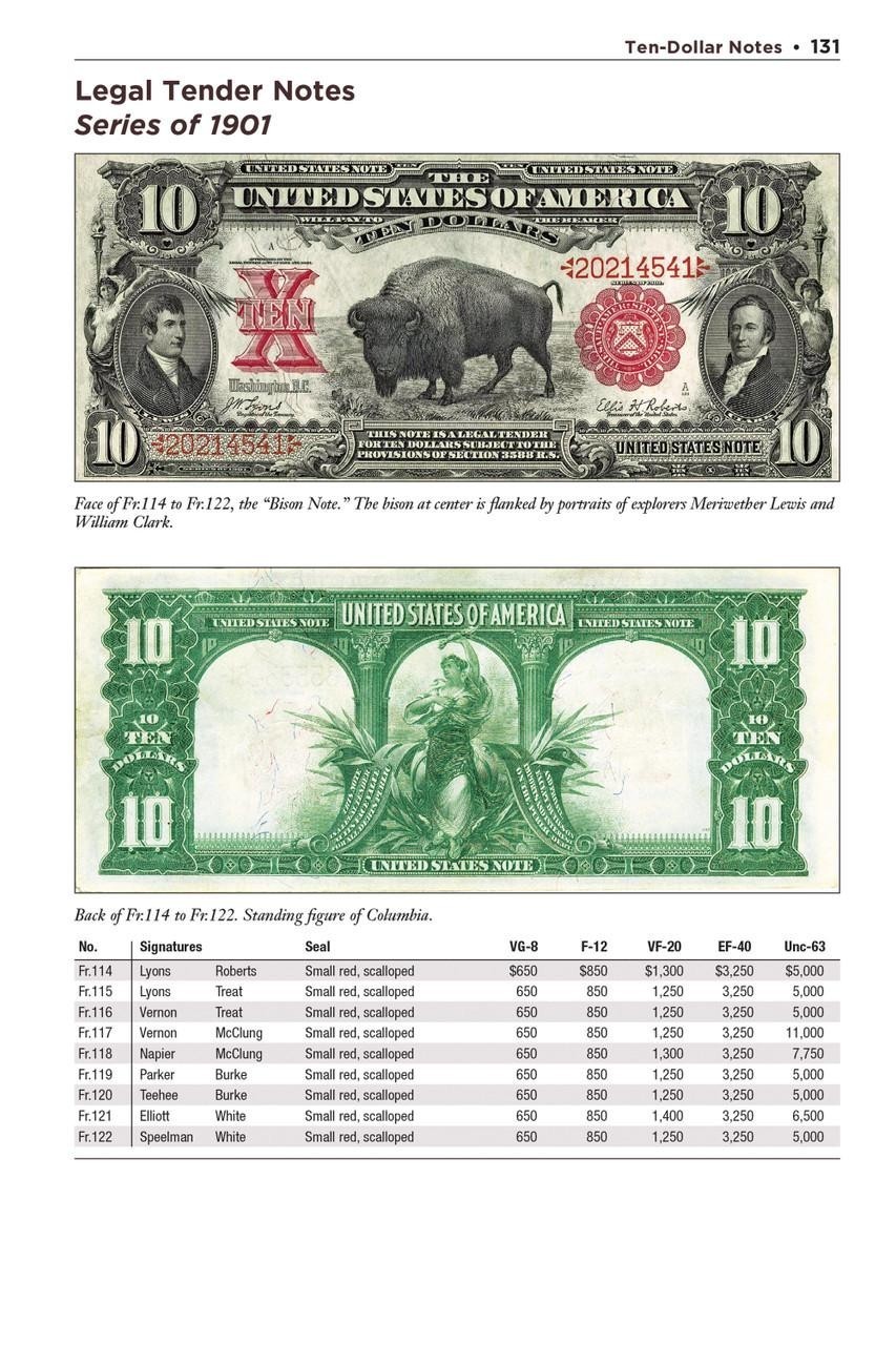 Official Red Book Guide United States Paper Money US Currency Catalog 2024 New