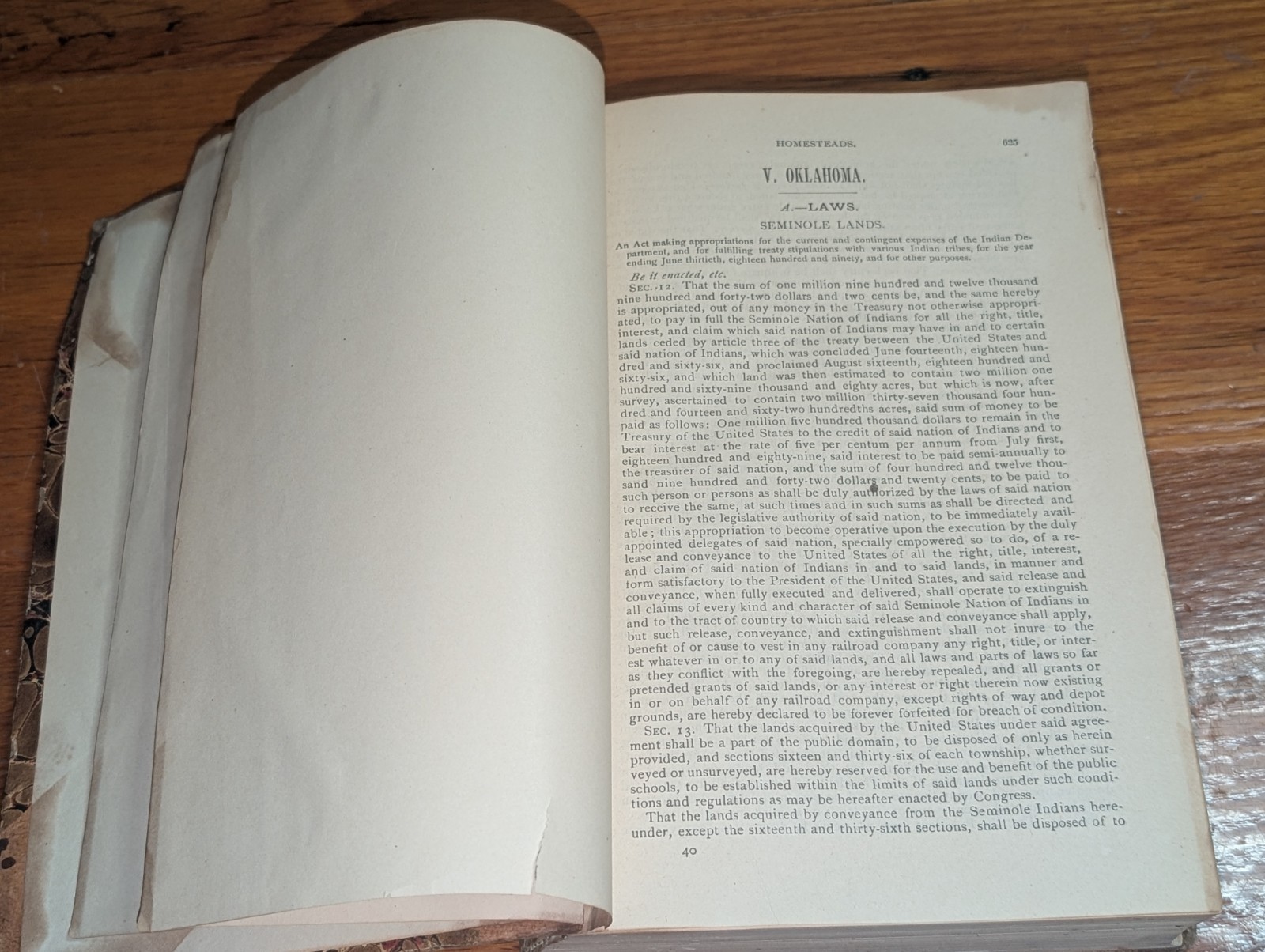 unknown antique Law book ca. 1900 Volume ii Decisions Opinions And Instruction