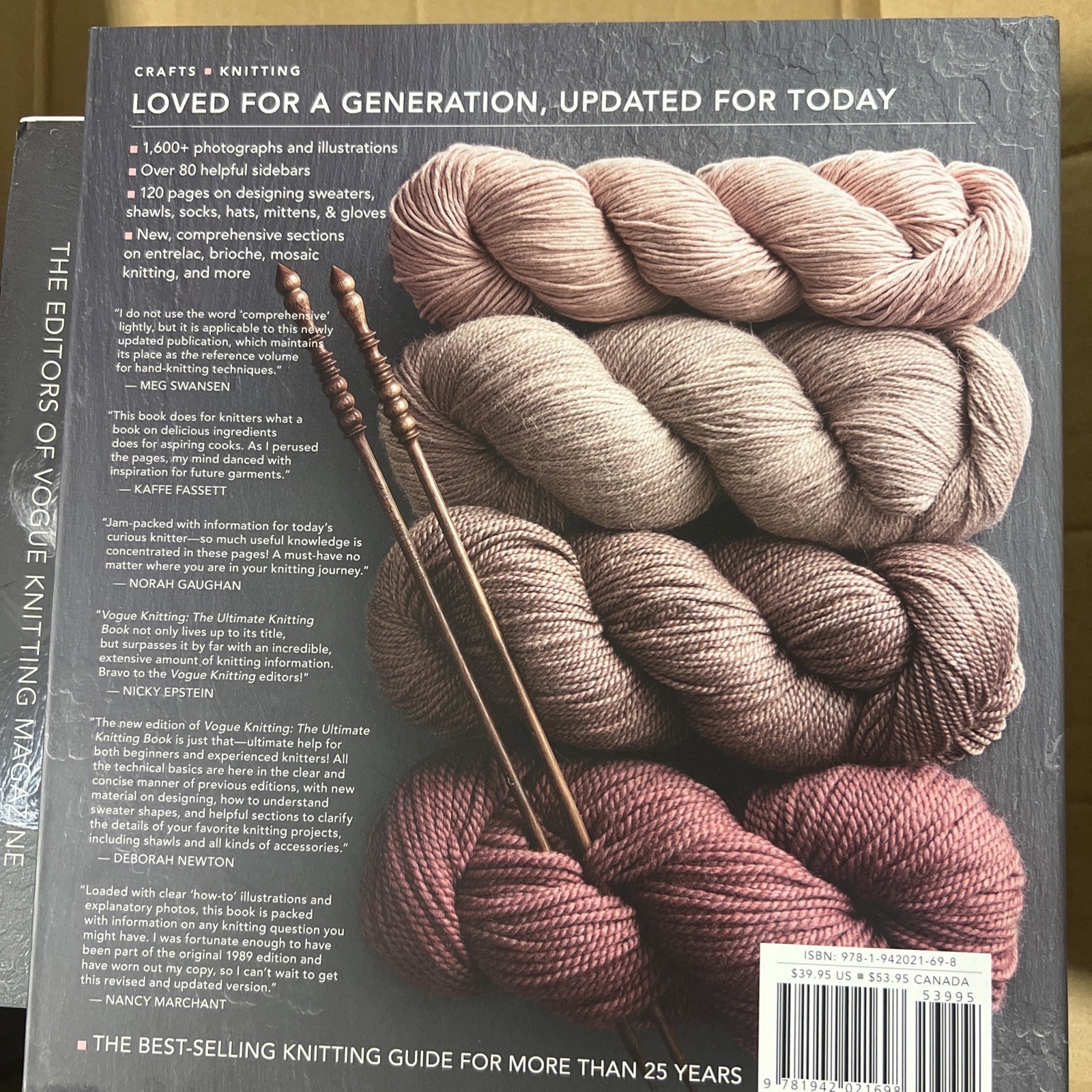 Vogue Knitting the Ultimate Knitting Book: Completely Revised & Updated, HC 2018