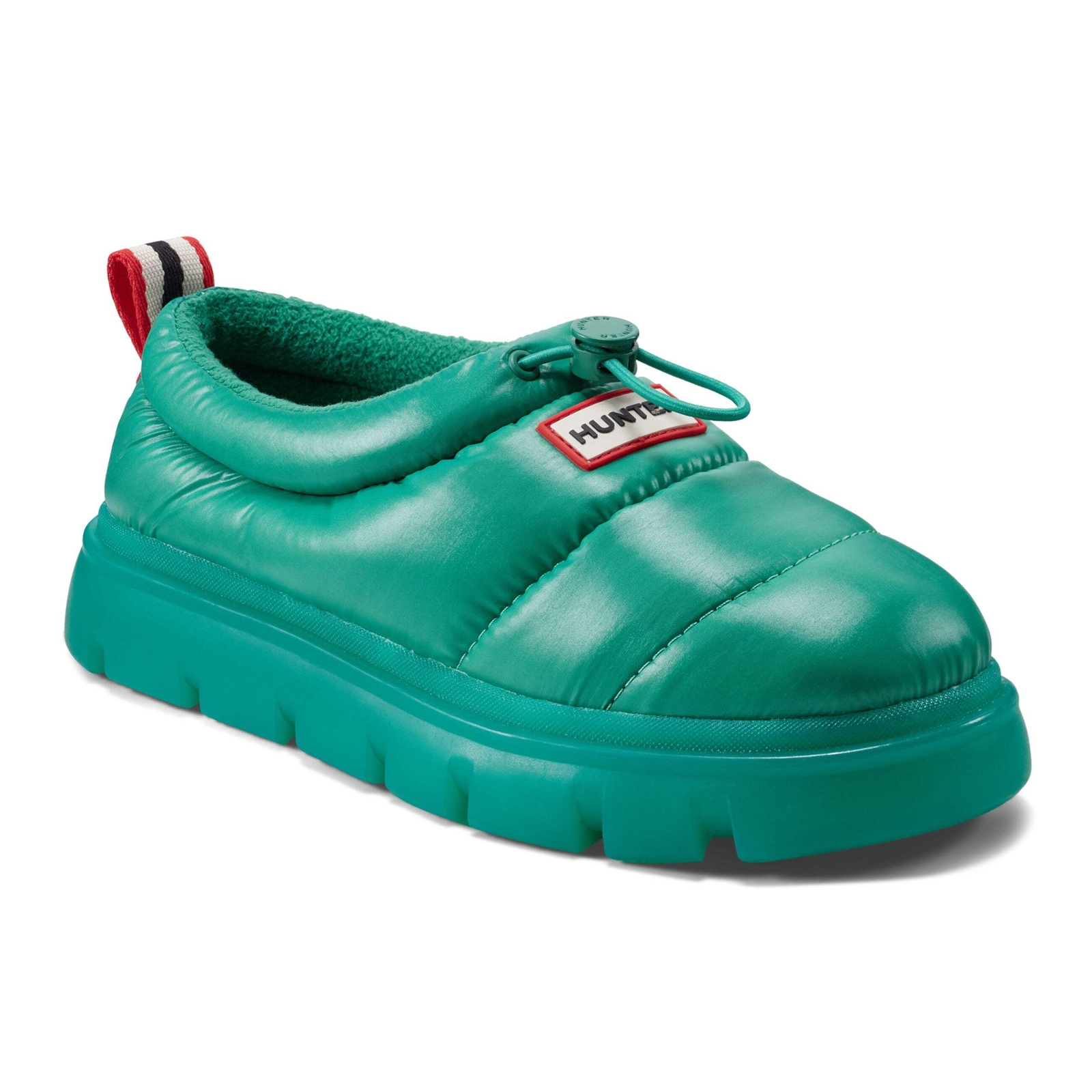 Hunter Women’s Madison Lug Sole Insulated Water Resistant Slip-on Shoes Light Gr
